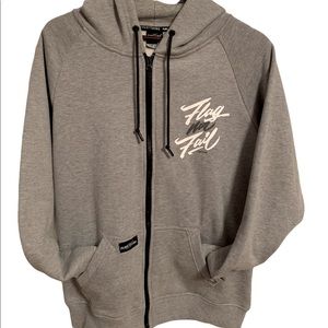 Flag Nor Fail zip up hoodie